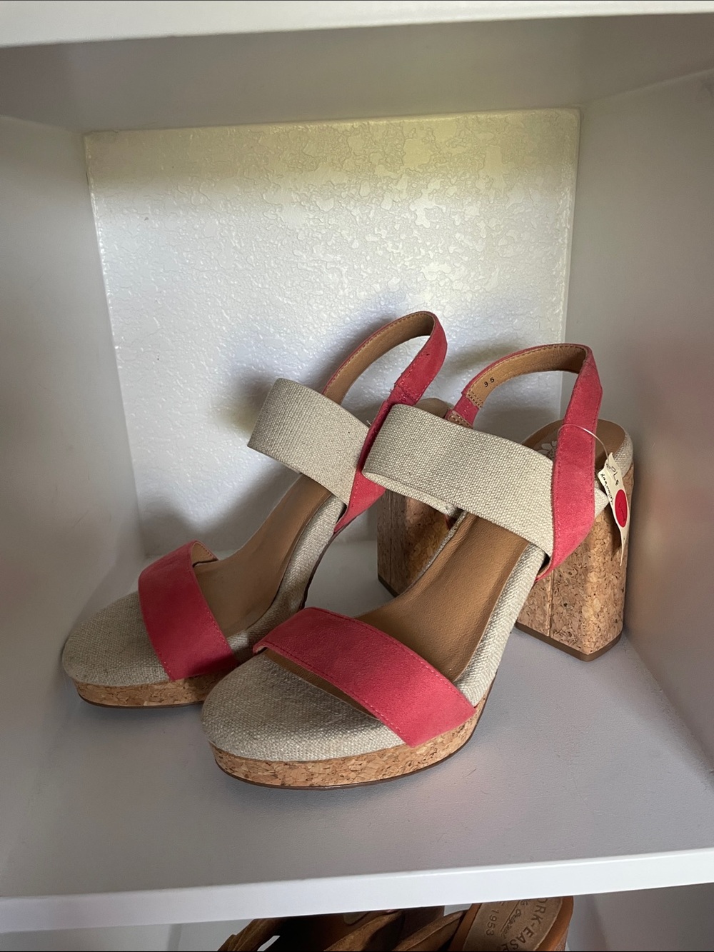 YELLOW BOX Platform block heels
